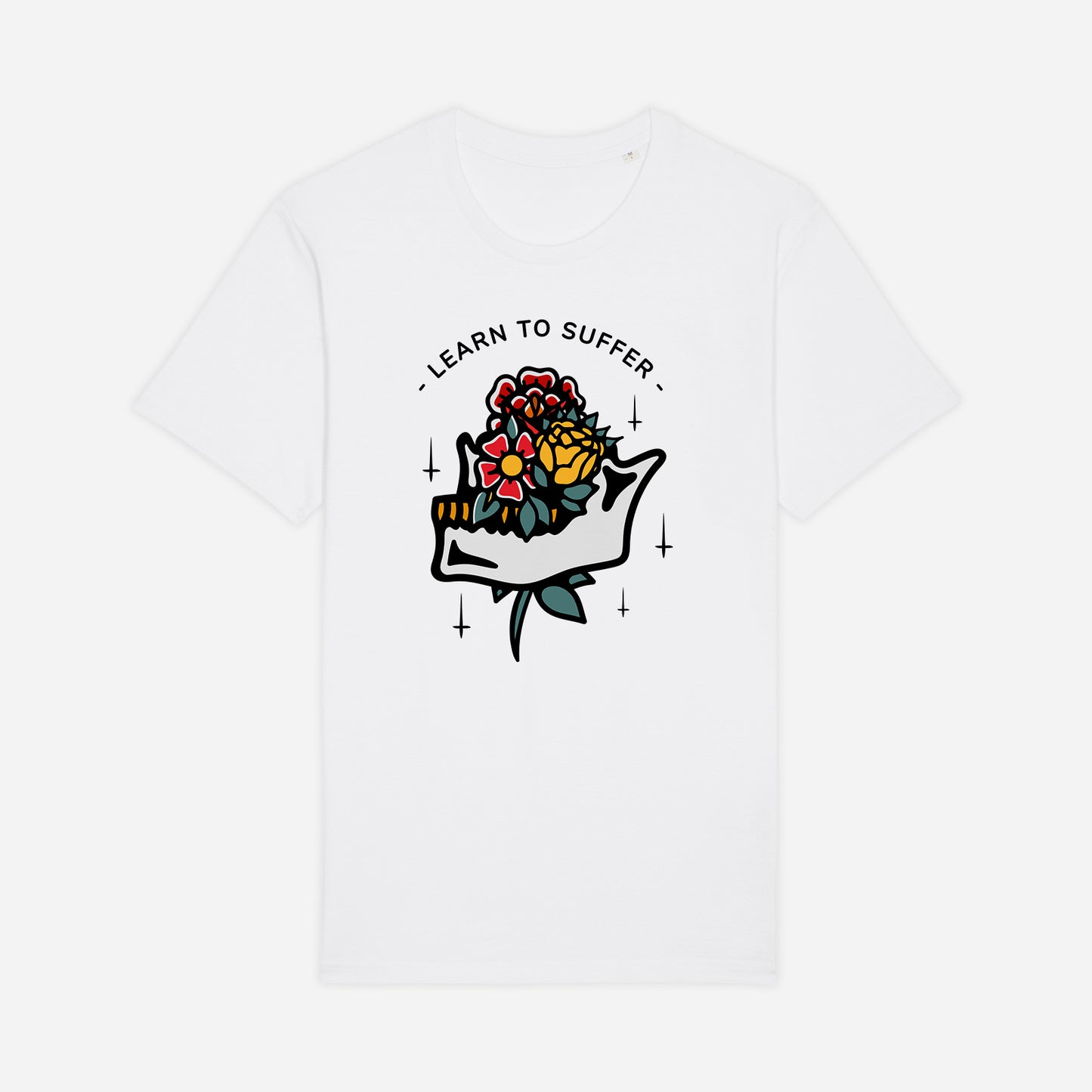 Tricou barbati Learn to suffer