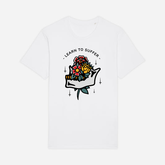 Tricou barbati Learn to suffer
