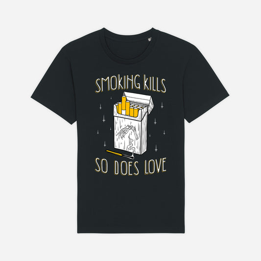 Tricou barbati Smoking kills